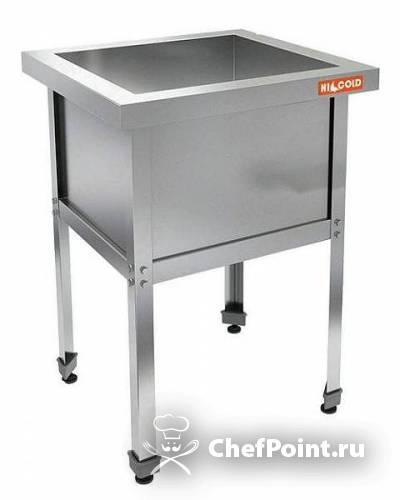 Ванна моечная Hicold Н1ВМ-6/6 Ц 600х600х850