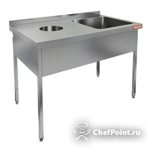 Ванна моечная Hicold НДСО1М-12/6Б 1200х600х850